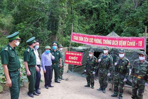 Chốt phòng, chống dịch Covid-19 trên biên giới miền Tây Nghệ An