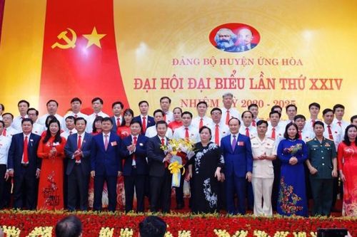 Đại hội đại biểu Đảng bộ huyện Ứng Hòa, Hà Nội: Xây dựng huyện xanh, sạch, hội nhập và phát triển toàn diện
