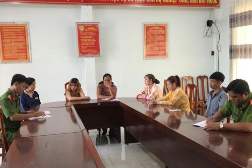 Tạm giữ 6 đối tượng từ Tây Ninh về An Giang bắt giữ người trái pháp luật