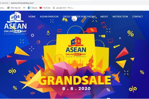 Khởi động ngày mua sắm trực tuyến ASEAN
