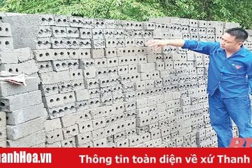 Làm giàu từ sản xuất gạch không nung