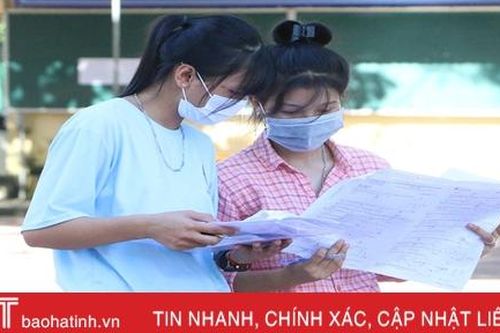 Đề Toán không làm khó thí sinh, ngày thi tốt nghiệp THPT ở Hà Tĩnh kết thúc nhẹ nhàng