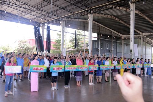 250 vận động viên tham gia giao lưu thể thao đoàn kết Việt Nam-Lào