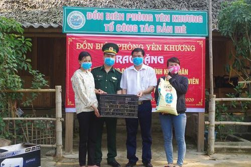 Bộ đội biên phòng giúp đỡ các gia đình neo đơn, có hoàn cảnh đặc biệt ở biên giới vượt qua khó khăn