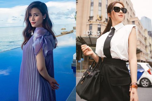 Đông Nhi mặc váy khoe bụng bầu, Hòa Minzy xách túi Hermès 20.000 USD