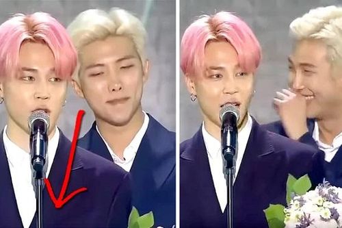 'Chết cười' cách Jimin BTS 'ăn gian' chiều cao, ngang hàng với RM
