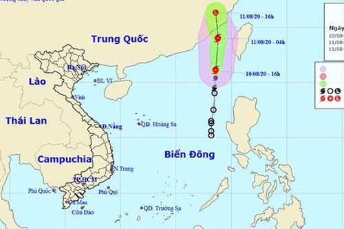 Tin bão khẩn cấp cơn bão số 3 trên Biển Đông