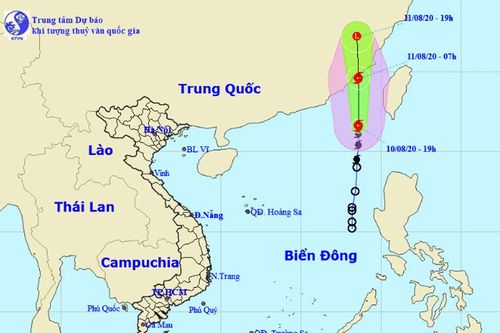 Bão số 3 giật cấp 10 hướng vào Trung Quốc