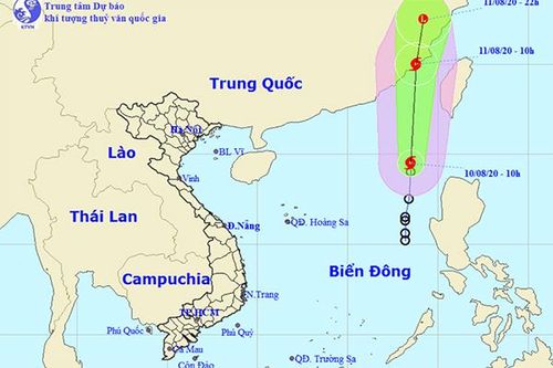 Bão số 3 giật cấp 10 hướng vào Trung Quốc