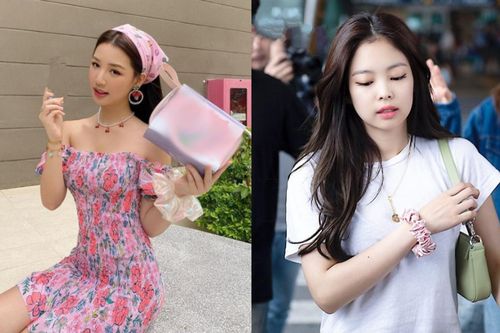 Ngọc Trinh, Amee, Jennie đồng loạt đeo dây cột tóc bánh bèo, item giá rẻ mà tăng độ điệu ngút ngàn
