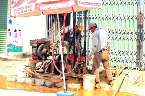 Siết chặt quản lý việc khai thác nước ngầm