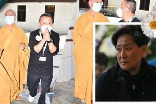 Tài tử Hồng Kông nghẹn ngào đưa vợ về đất