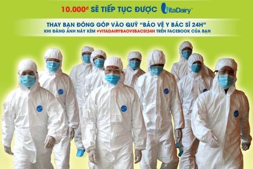 VitaDairy tiếp tục trao tặng 5 tỷ đồng cho quỹ 'Bảo vệ y bác sĩ 24h'