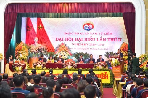 Khai mạc Đại hội đại biểu Đảng bộ quận Nam Từ Liêm lần thứ II
