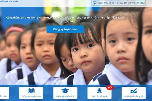 Tuyển sinh trực tuyến của Hà Nội đạt kết quả khả quan