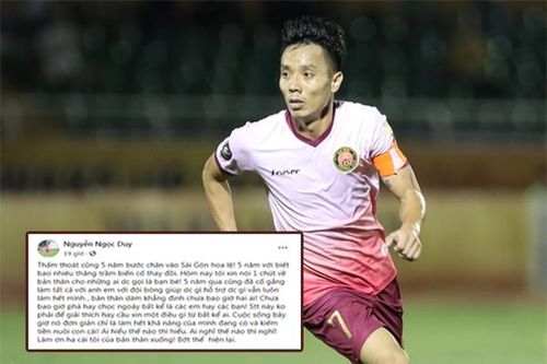 Đội trưởng Nguyễn Ngọc Duy viết tâm thư, CLB Sài Gòn đang lục đục nội bộ
