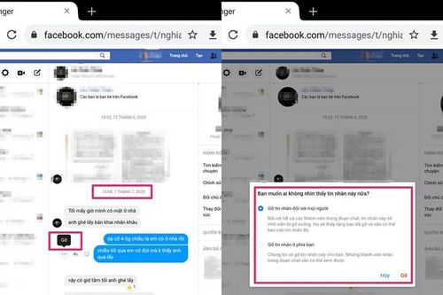 Bản cập nhật Facebook mới cho phép người dùng xóa tin nhắn gửi đi mọi thời điểm