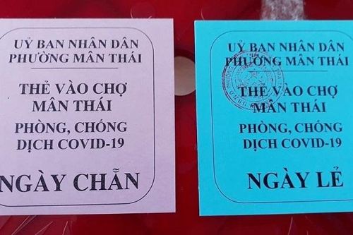 Từ 12/8 người dân ở Đà Nẵng nhận thẻ đi chợ 3 ngày một lần