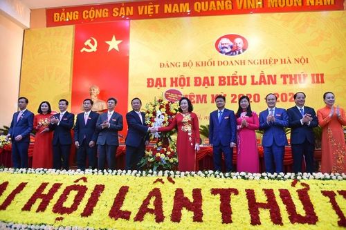 Đại hội đại biểu Đảng bộ Khối Doanh nghiệp Hà Nội lần thứ III: Góp phần quan trọng phát triển kinh tế Thủ đô