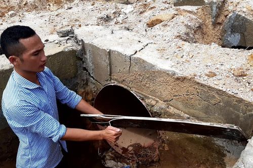 Công trình thủy lợi 77 tỷ đồng chưa bàn giao đã xuống cấp, nứt vỡ