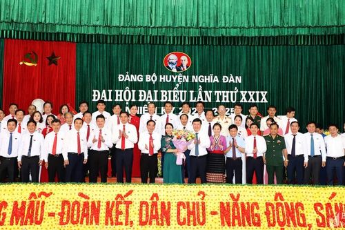 Danh sách Ban Chấp hành Đảng bộ, Ban Thường vụ Huyện ủy Nghĩa Đàn nhiệm kỳ 2020-2025