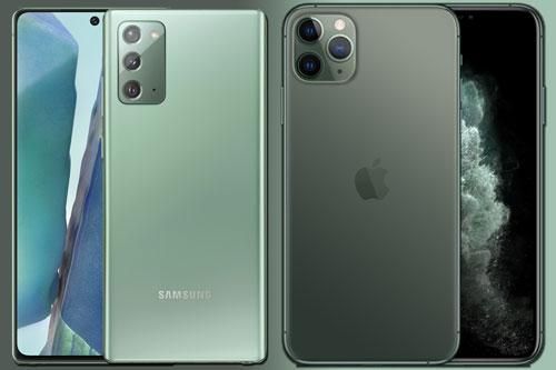 Có 23 triệu đồng, chọn mua Galaxy Note 20 hay iPhone 11 Pro?