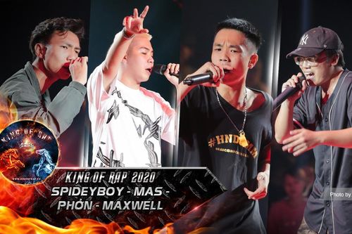 Đổ bộ sàn đấu King Of Rap, Spideyboy - Mas - Phởn - Maxwell quyết tranh giải 1 tỷ
