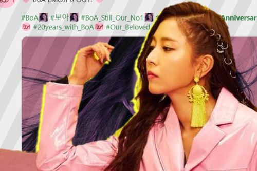 Mừng kỷ niệm 20 năm debut, SM tạo ra biểu tượng cảm xúc trên Twiter dành riêng cho BoA