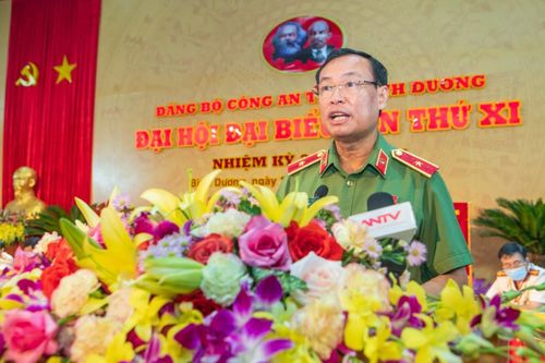 Đại hội Đại biểu Đảng bộ Công an tỉnh Bình Dương