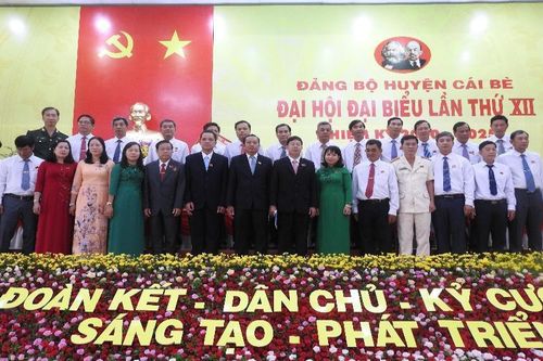 Tổ chức thành công Đại hội Đại biểu Đảng bộ huyện Cái Bè lần thứ XII