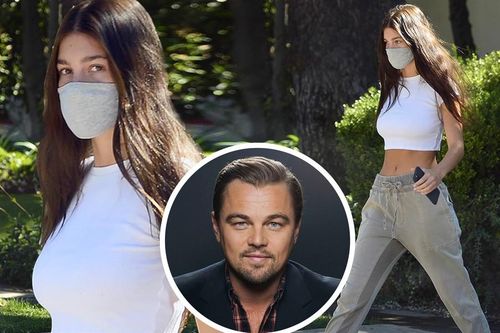 Bạn gái siêu mẫu kém Leonardo DiCaprio 23 tuổi khoe eo thon trên phố