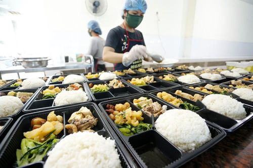 Điều đặc biệt trong nhà bếp trung tâm huấn luyện nghiệp vụ Công an Hà Nội