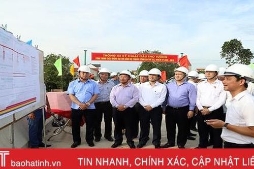 Thông xe kỹ thuật cầu Thọ Tường ở Hà Tĩnh