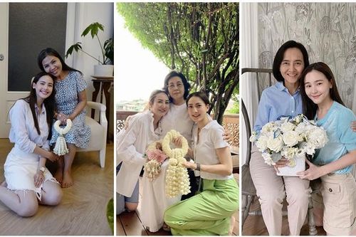 Loạt sao Thái đăng ảnh chúc mừng Ngày của Mẹ đầy tình cảm, có người giống mẹ như hai giọt nước!