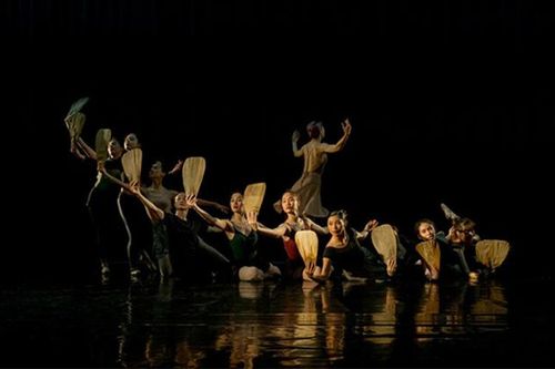 Biểu diễn ballet ''Kiều'' trên sân khấu Nhà hát Lớn Hà Nội
