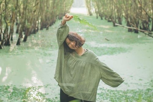 Rừng tràm Trà Sư xanh ngút tầm mắt mùa nước nổi