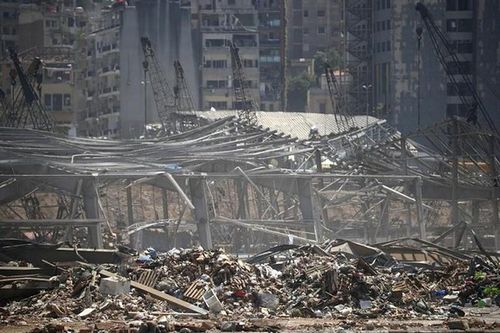 Ảnh mới nhất thủ đô Beirut sau vụ nổ thảm họa, thiệt hại 'khủng'
