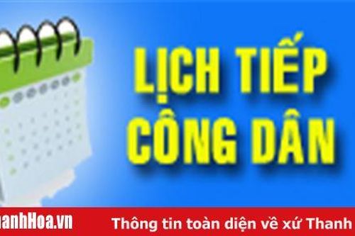 Thông báo về việc tạm dừng tiếp công dân định kỳ tháng 8 - 2020 của Chủ tịch UBND tỉnh