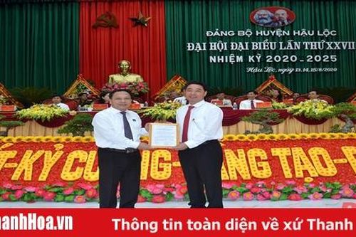 Đồng chí Nguyễn Minh Hoàng được chỉ định giữ chức Phó Bí thư Huyện ủy Hậu Lộc