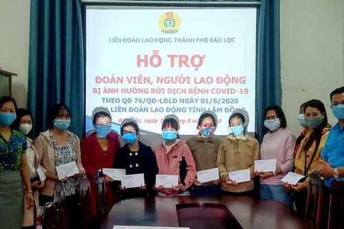 Hỗ trợ đoàn viên, người lao động bị ảnh hưởng bởi dịch Covid-19
