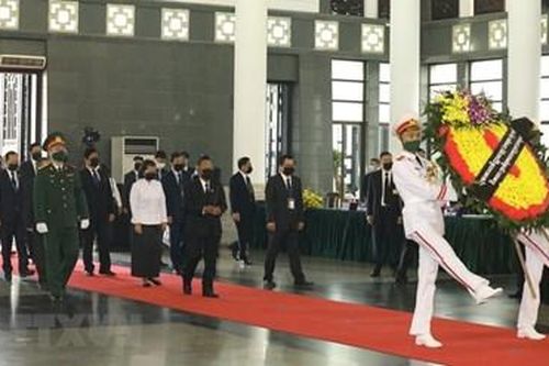 Chủ tịch Quốc hội Campuchia viếng nguyên Tổng Bí thư Lê Khả Phiêu