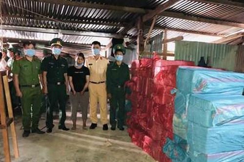 BĐBP tỉnh Kon Tum bắt đối tượng đào hầm cất giấu gần 1,4 tấn pháo nổ