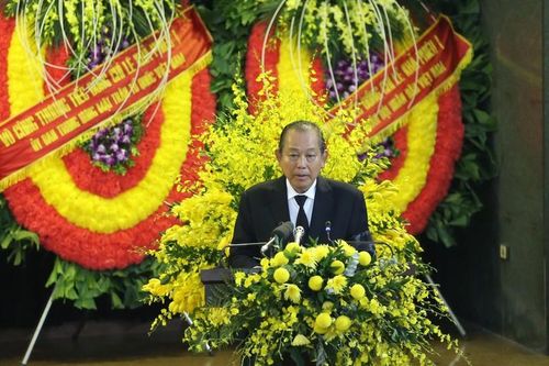 Những hình ảnh xúc động trong lễ truy điệu nguyên Tổng Bí thư Lê Khả Phiêu