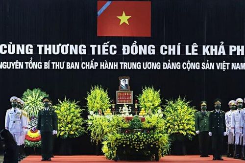 Lễ truy điệu và Lễ an táng nguyên Tổng Bí thư Lê Khả Phiêu