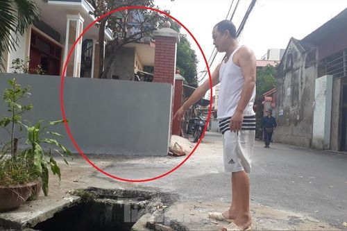 Cấp sổ đỏ, xây nhà trên cống thoát nước