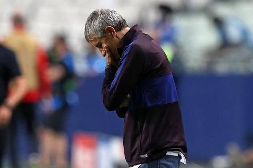 Barca thảm bại, HLV Setien không dám nói về tương lai
