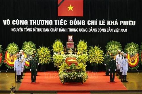 Lễ truy điệu và an táng nguyên Tổng Bí thư Lê Khả Phiêu