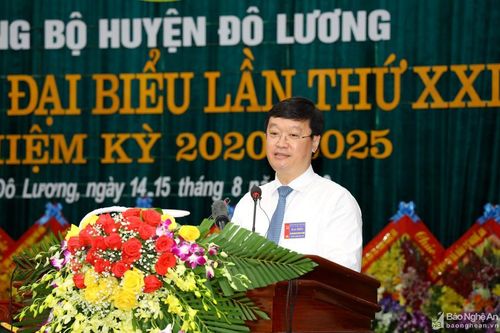 Đồng chí Nguyễn Đức Trung: Sớm đưa Đô Lương về đích nông thôn mới vững chắc