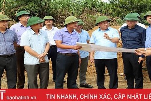 Khẩn trương giải phóng mặt bằng thi công dự án đường ven biển đoạn Kỳ Xuân - Kỳ Ninh
