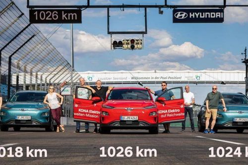 Hyundai Kona Electric phá giới hạn 1.000 km mỗi lần sạc